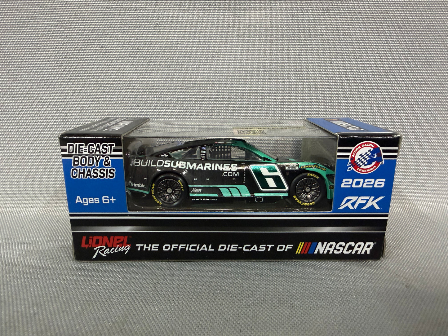 Brad Keselowski #6 2026 Build Submarines Nascar 1/64 Diecast