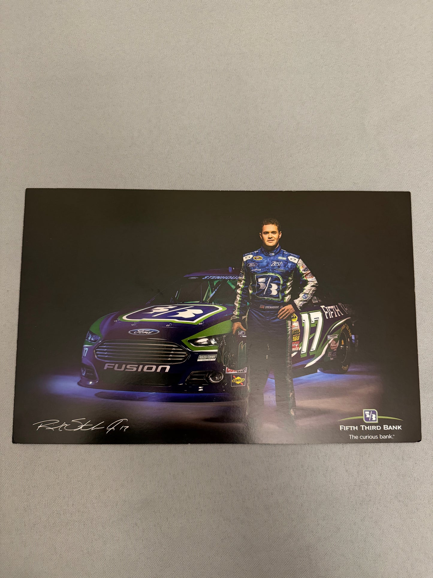 Ricky Stenhouse Jr #17 2014 Fifth Third Bank Nascar Hero Card