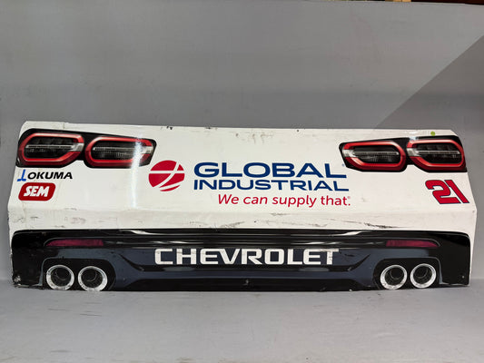 Austin Hill #21 2025 Martinsville Global Industrial Nascar Rear Bumper