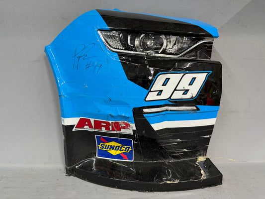 Parker Retzlaff #99 2026 Kansas 1 Gemoro Nascar Autographed Nose Corner
