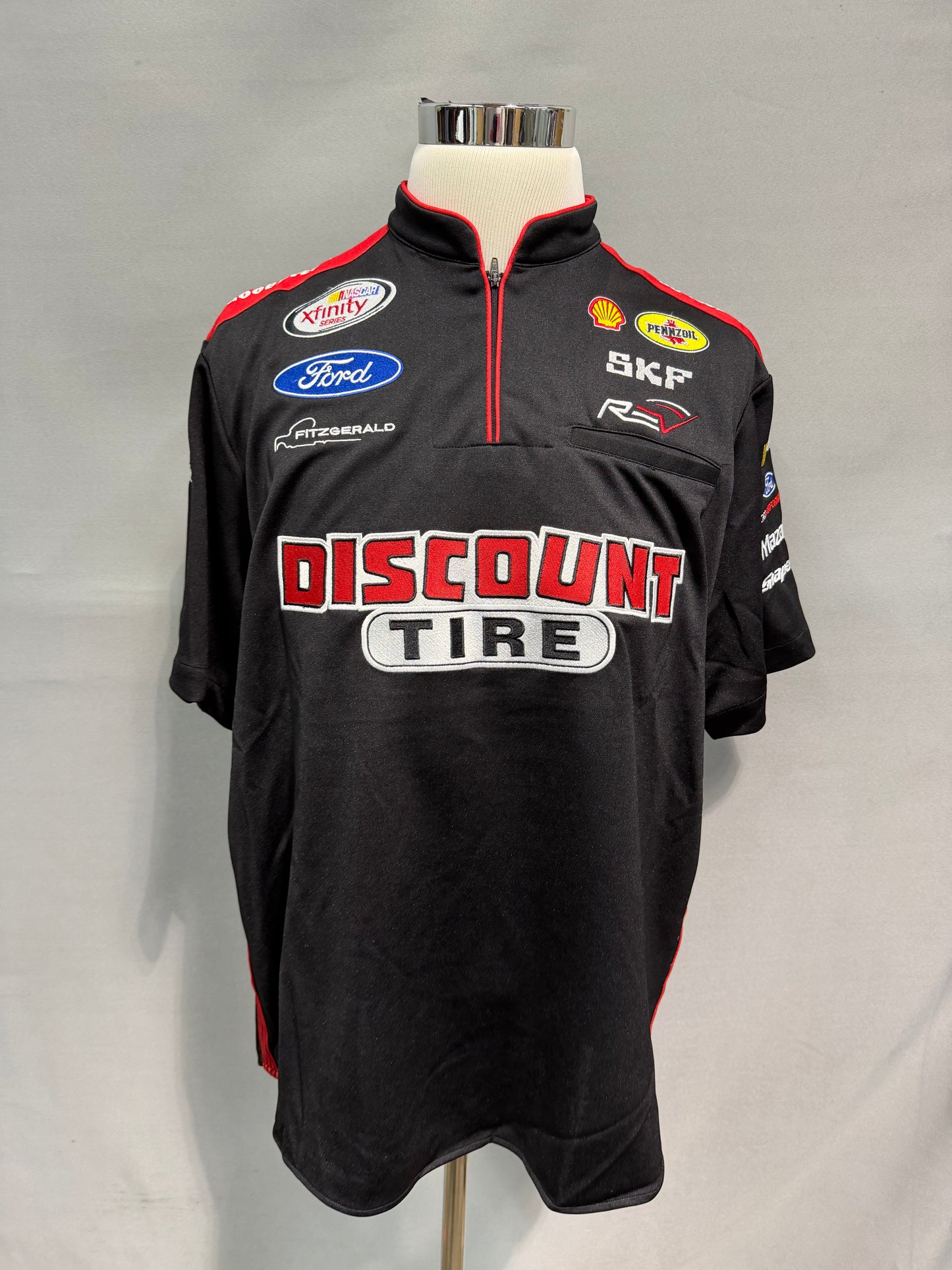 Ryan Blaney #22 Discount Tire Nascar Crew Shirt Size Large