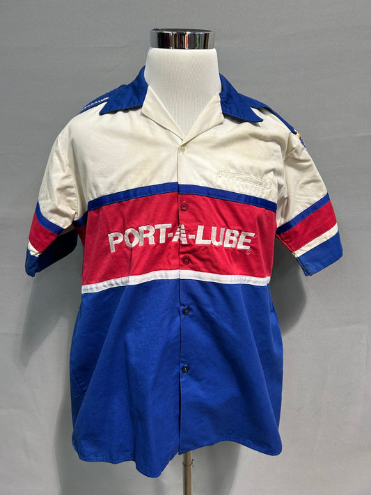 Dale Jarrett #32 Port A Lube Nascar Pit Crew Shirt Size Large