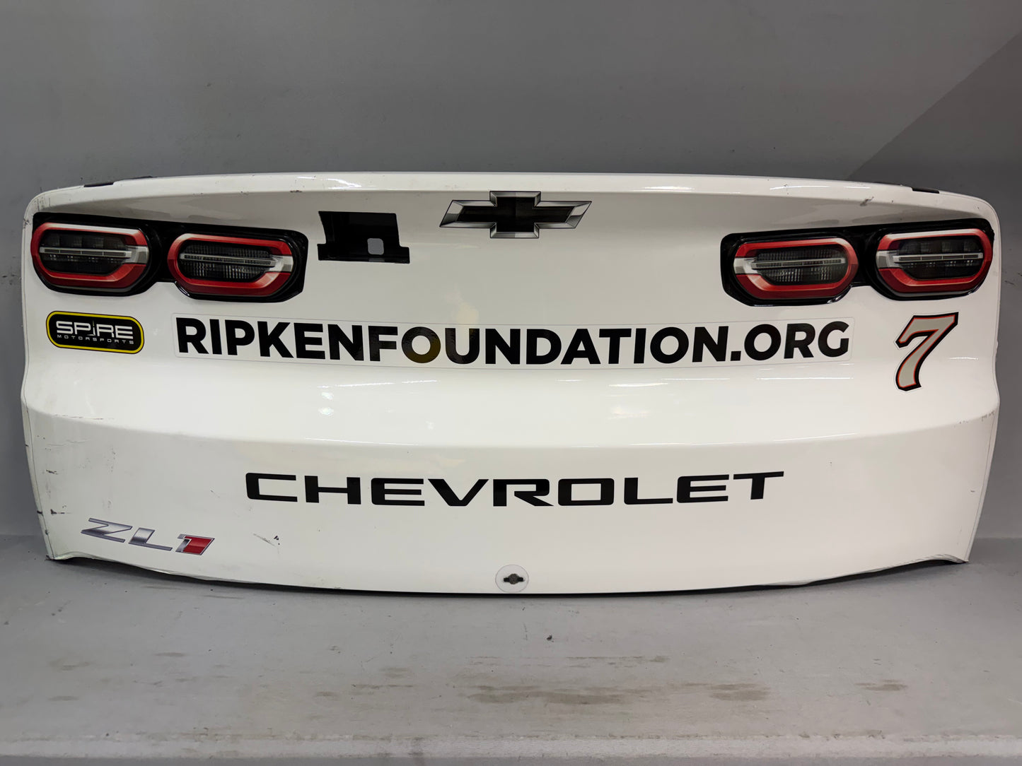 Daniel Suarez #7 2026 Iowa Cal Ripken Foundation Nascar Rear Bumper