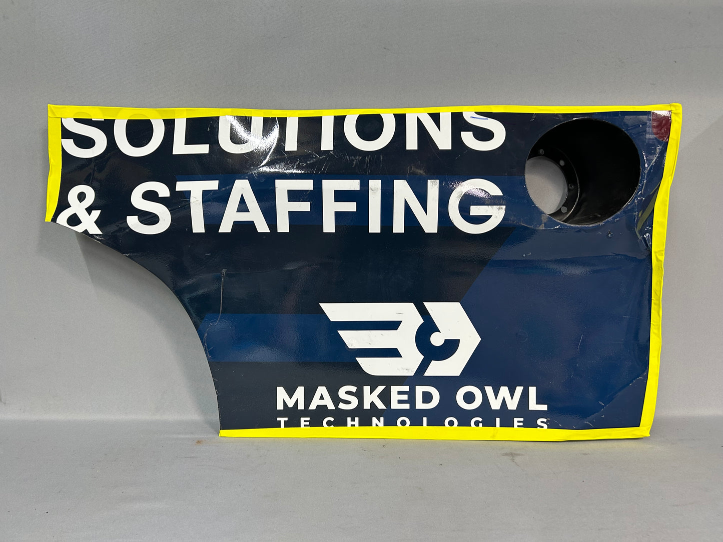 Bayley Currey #41 2025 Bristol Masked Owl Technologies Nascar Quarter Panel