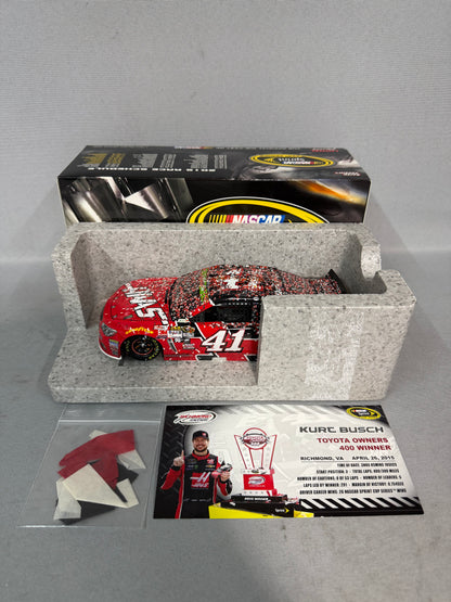 Kurt Busch #41 2015 Haas Automation Richmond Win Nascar Diecast
