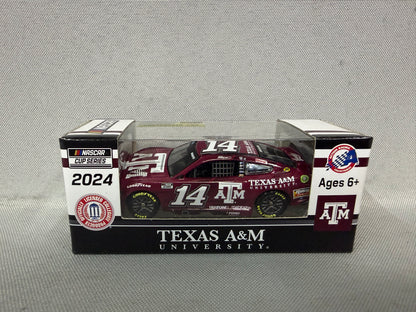 Chase Briscoe #14 2024 Texas A&M Nascar 1/64 Diecast