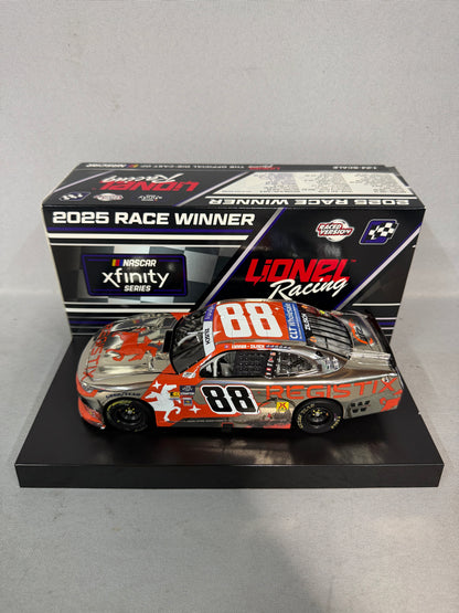 Connor Zilisch #88 2025 Watkins Glen Win Registix Color Chrome Nascar Diecast
