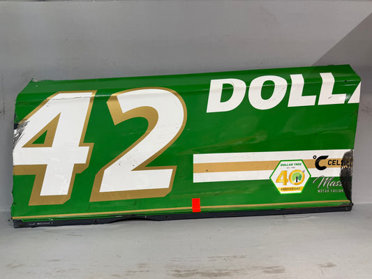 John Hunter Nemechek #42 2026 Dover All Star Dollar Tree Nascar Door Panel