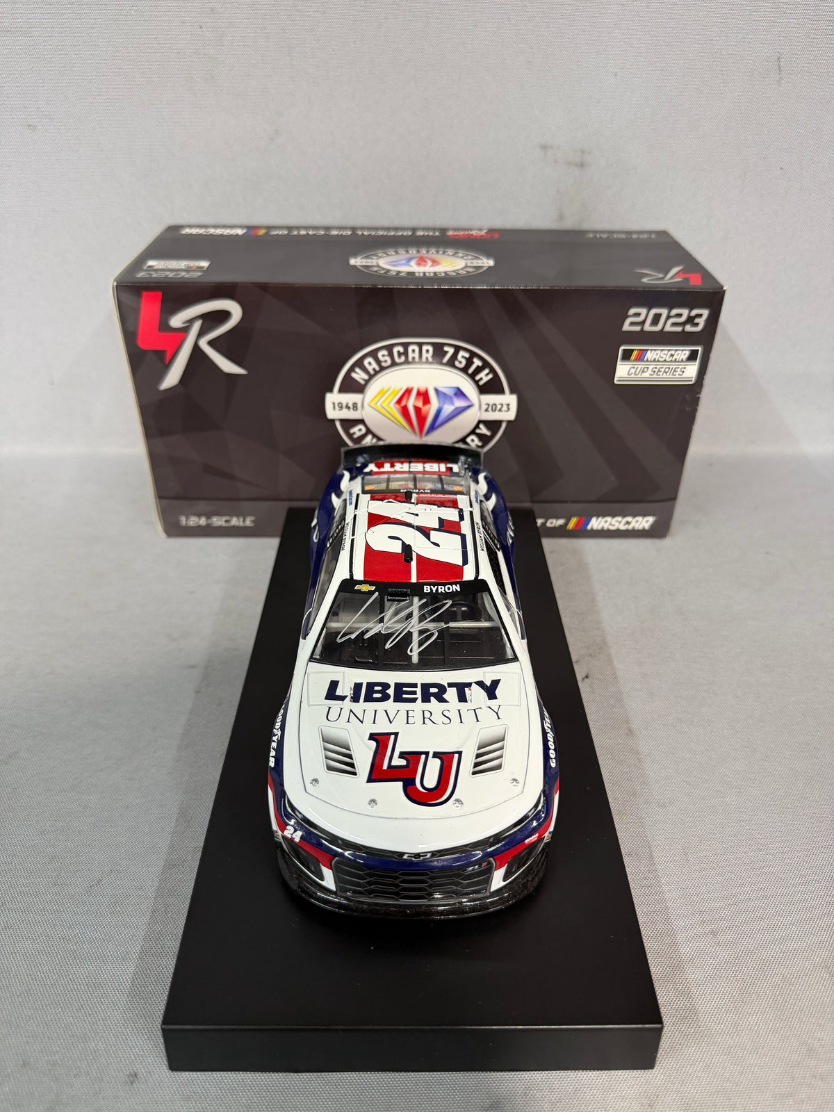 William Byron #24 2023 Liberty University Nascar Autographed Diecast