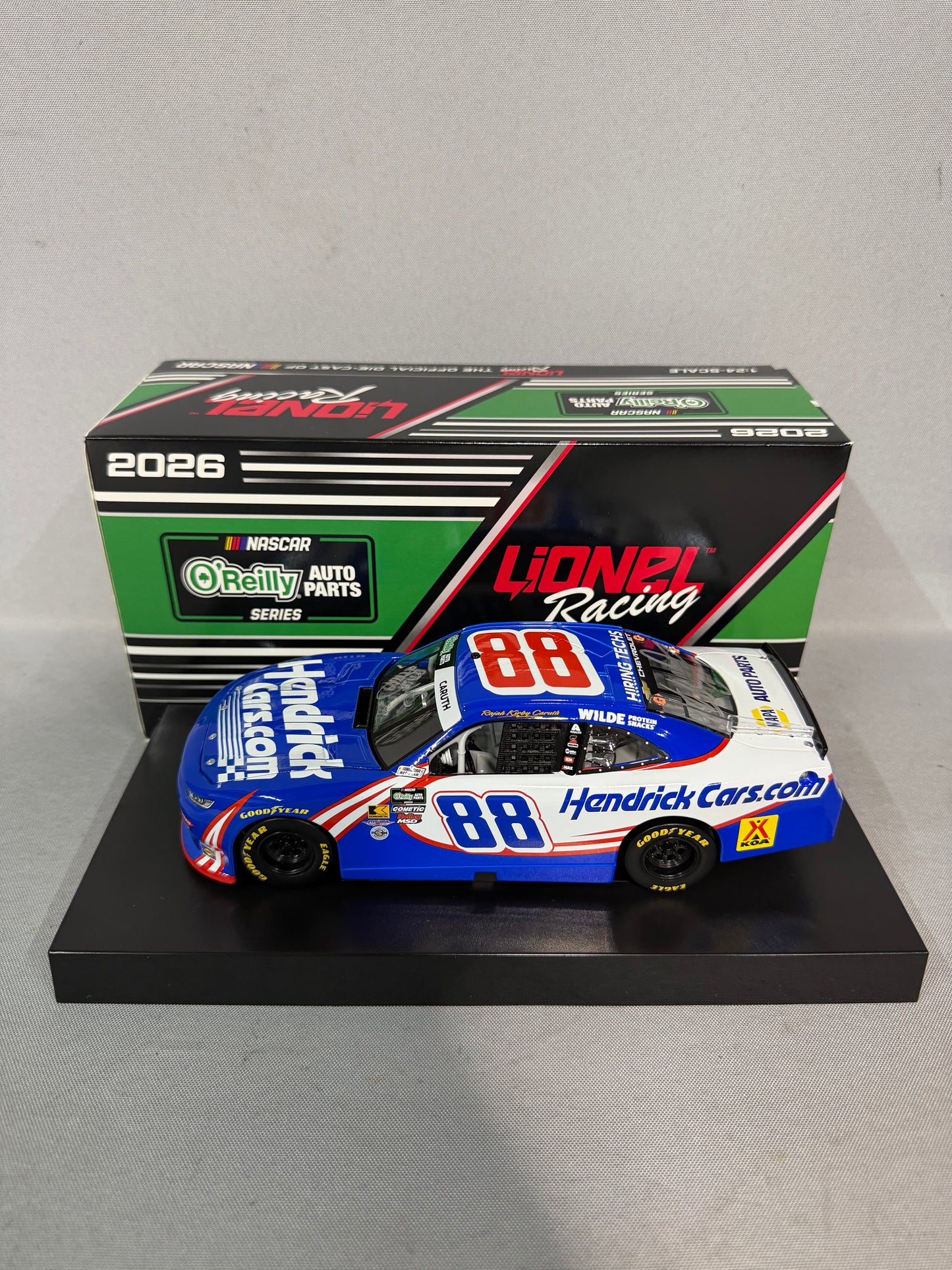 Rajah Caruth #88 2026 Hendrick Cars Nascar Dual Autographed Diecast