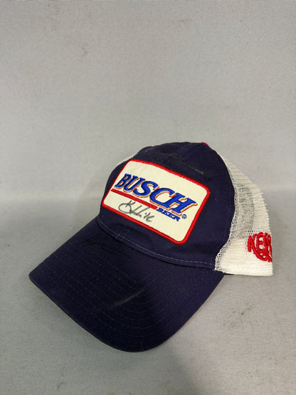 Kevin Harvick #4 Busch Beer Nascar Dual Autographed Team Hat