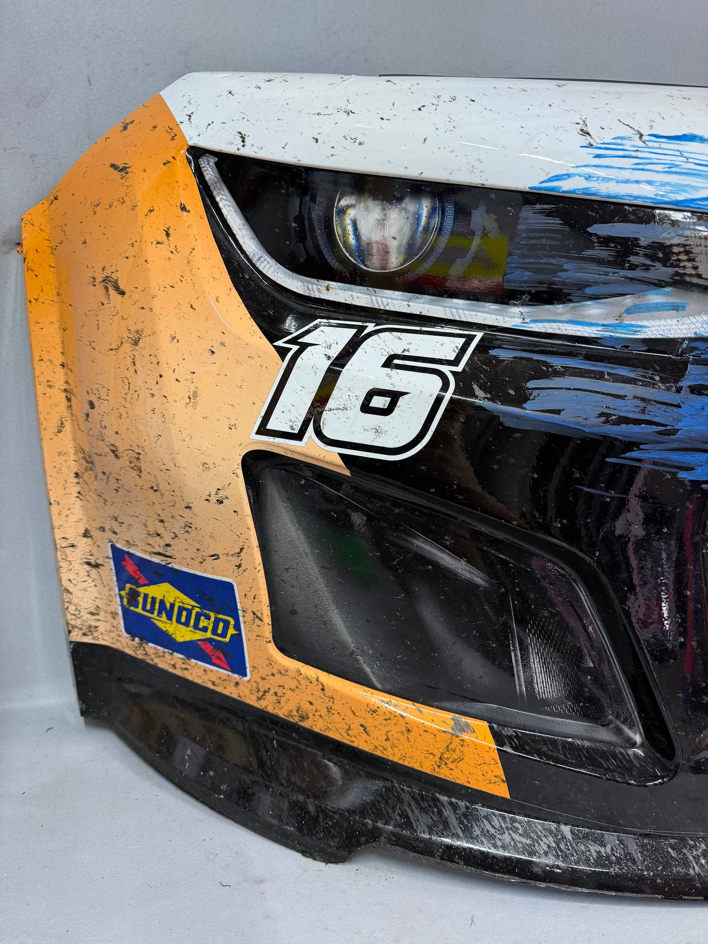 AJ Allmendinger #16 2025 Charlotte Roval Celsius Nascar Front Nose