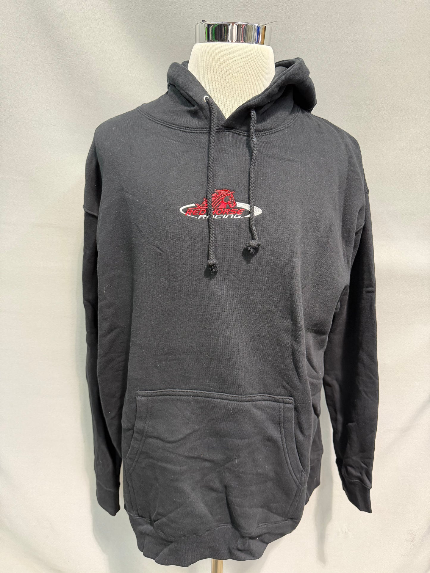 Red Horse Racing Nascar Team Issued Hoodie Size XL