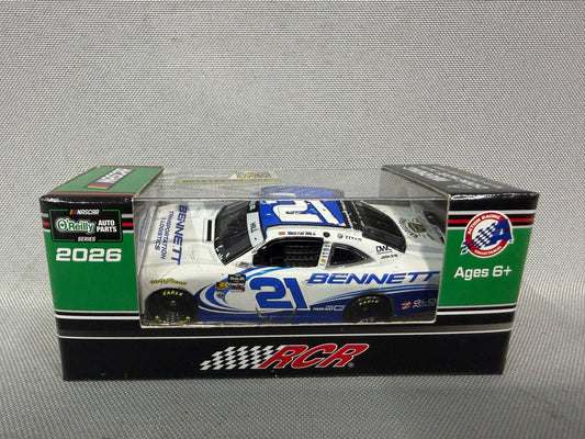 Austin Hill #21 2026 Daytona Win Bennett Transportation Nascar 1/64 Diecast