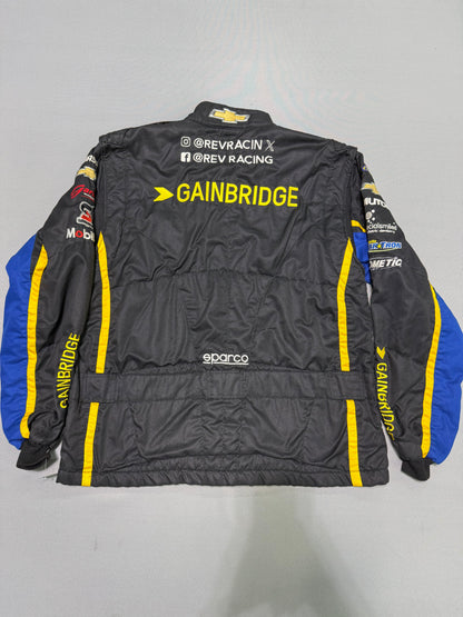 Nick Sanchez #2 2024 Gainbridge Nascar 2 Piece Crew Firesuit C-54 W-40 L-32