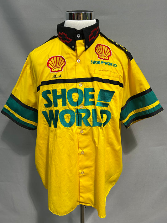 Dale Jarrett #32 Shoe World Nascar Pit Crew Shirt Size 2XL