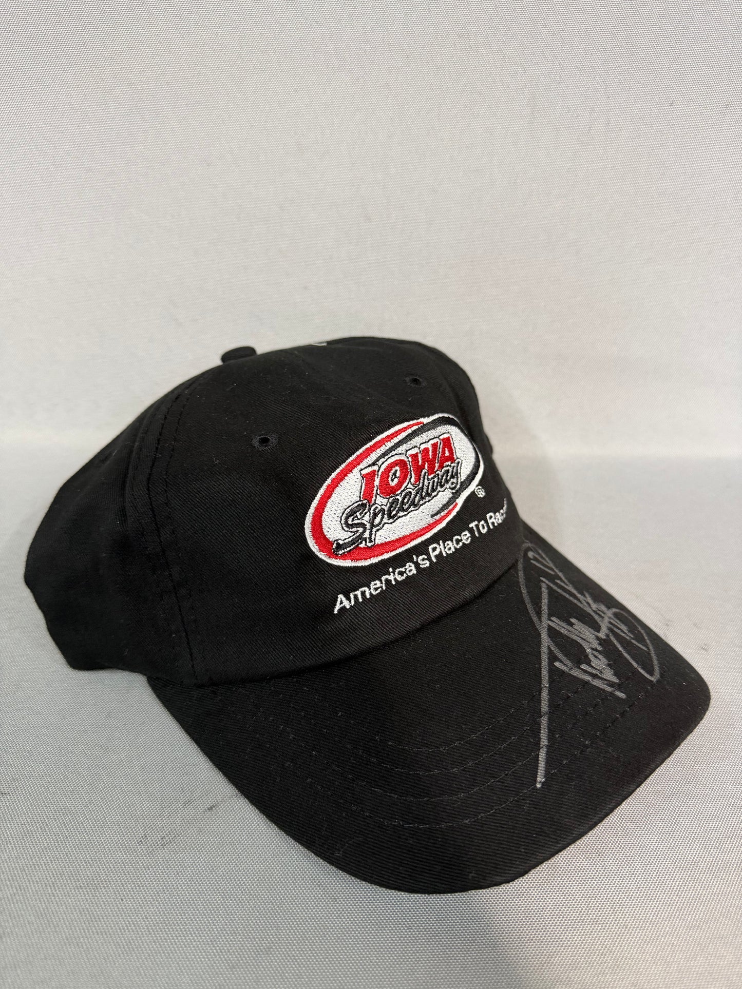 Timothy Peters #17 2013 Iowa Speedway Nascar Autographed Victory Lane Hat