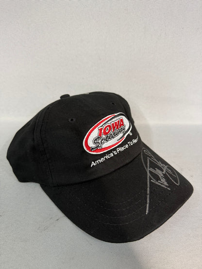 Timothy Peters #17 2013 Iowa Speedway Nascar Autographed Victory Lane Hat