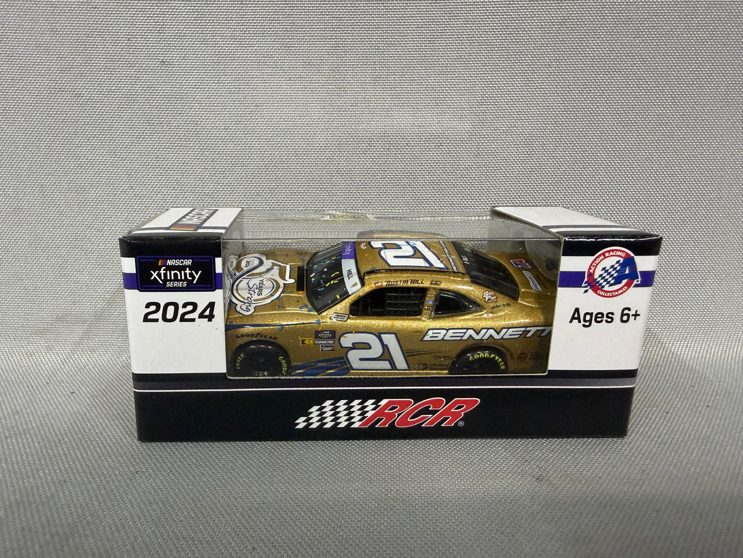 Austin Hill #21 2024 Atlanta Win Bennett Transportation Nascar 1/64 Diecast