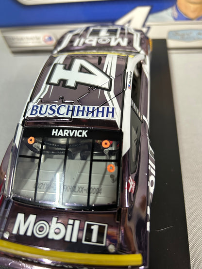 Kevin Harvick #4 2021 Autographed Mobil 1 Fan Vote Color Chrome Din 4 Door # Nascar Diecast