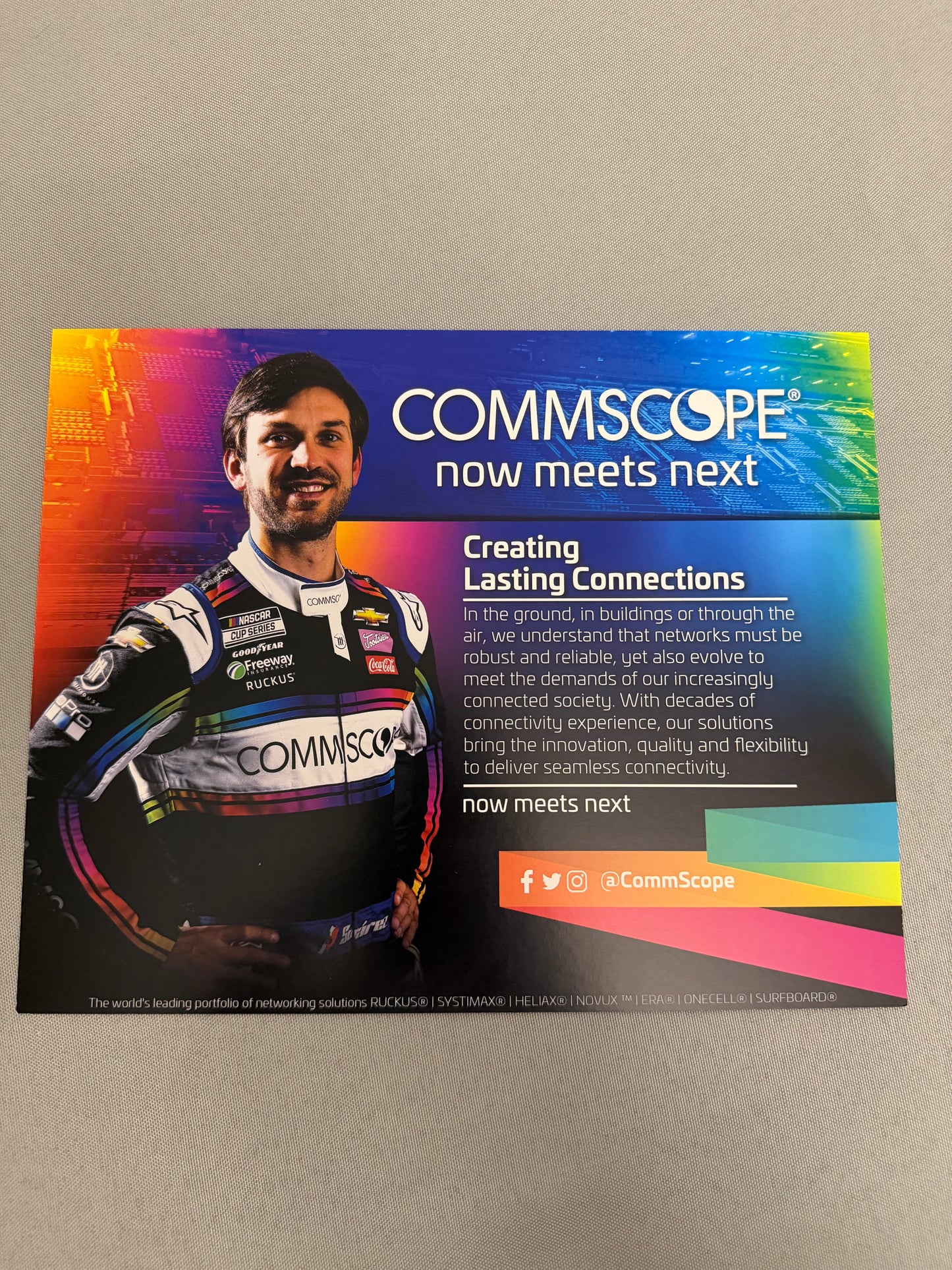 Daniel Suarez #99 Commscope Nascar Hero Card
