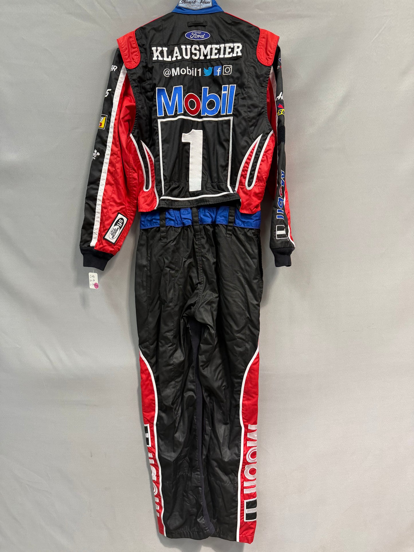 Clint Bowyer #14 Mobil 1 Nascar Crew Firesuit C-40 W-34 L-30