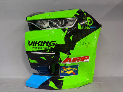 Parker Retzlaff #99 2026 Funkaway Nascar Autographed Nose Corner