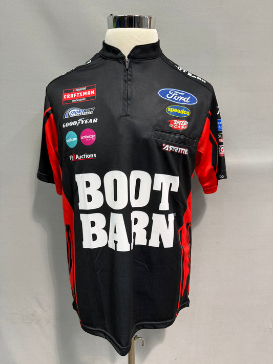 Zane Smith #38 2023 Boot Barn Nascar Crew Shirt Size Medium