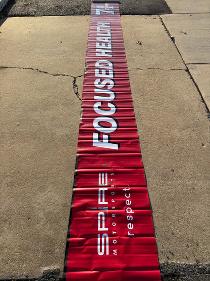 Zane Smith #71 2024 Darlington Focused Health Nascar Pit Wall Banner