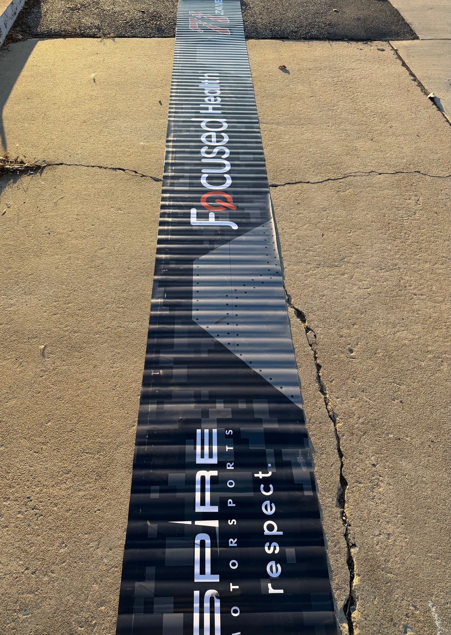 Zane Smith #71 2024 Charlotte Focused Health Nascar Pit Wall Banner