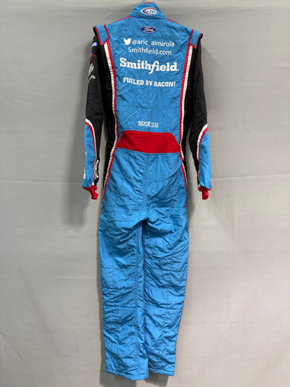 Aric Almirola #43 2016 Smithfield Nascar Autographed Driver Firesuit