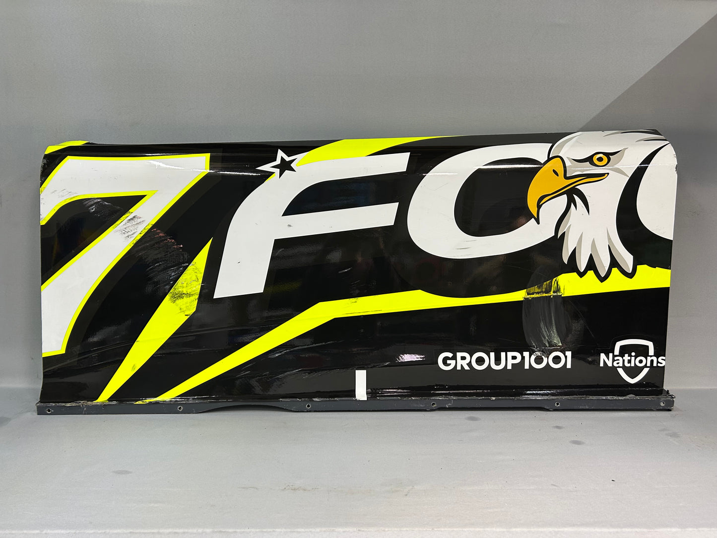 Justin Haley #7 2025 Bowman Gray Clash FOE Nascar Door Panel