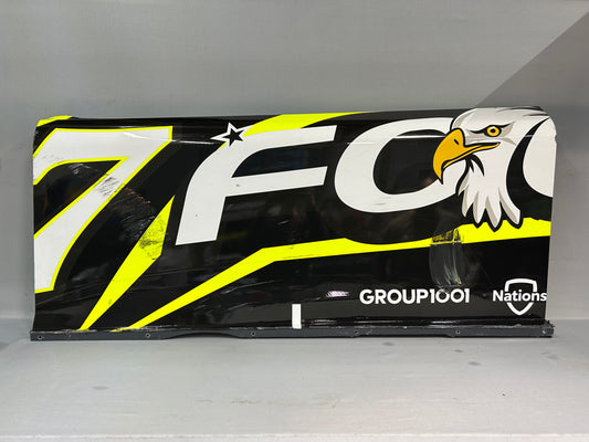 Justin Haley #7 2025 Bowman Gray Clash FOE Nascar Door Panel
