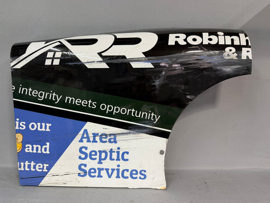 Brad Perez #07 2025 Martinsville Robinhood Roofing Nascar Partial Quarter Panel