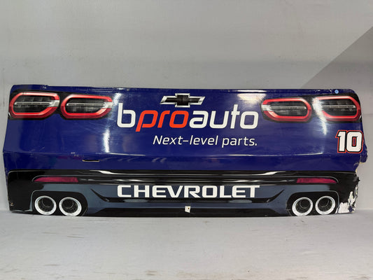 Daniel Dye #10 2025 Charlotte Roval B Pro Auto Nascar Rear Bumper