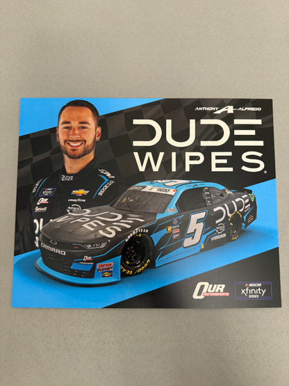 Anthony Alfredo #5 2024 Dude Wipes Nascar Hero Card