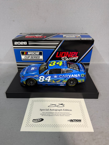 Jimmie Johnson #84 2026 San Diego Carvana Nascar Autographed Diecast