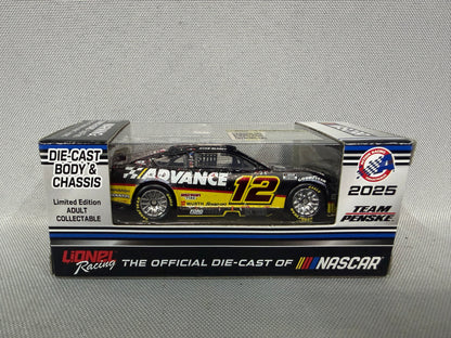 Ryan Blaney 2025 Daytona Win Advance Auto Parts Nascar 1/64 Diecast