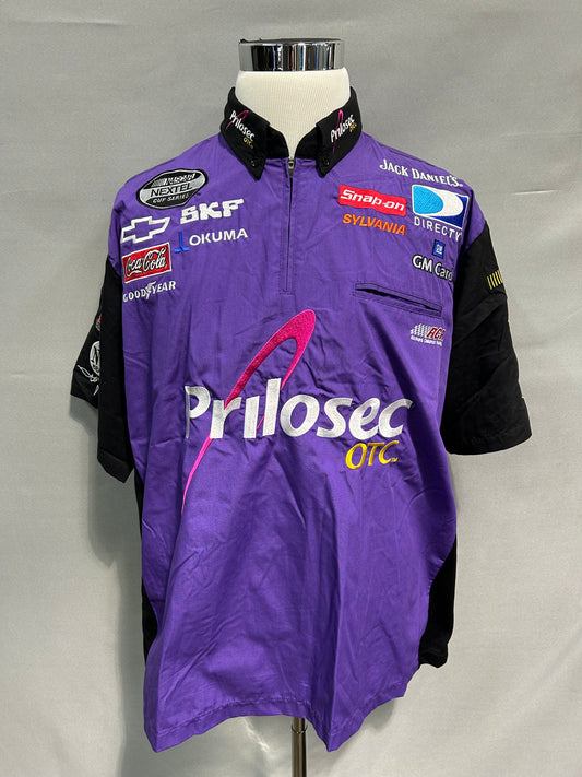 Clint Bowyer #07 Prilosec Nascar Crew Shirt Size XL