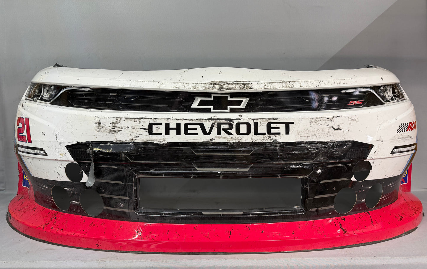 Austin Hill #21 2025 Martinsville Global Industrial Nascar Front Nose