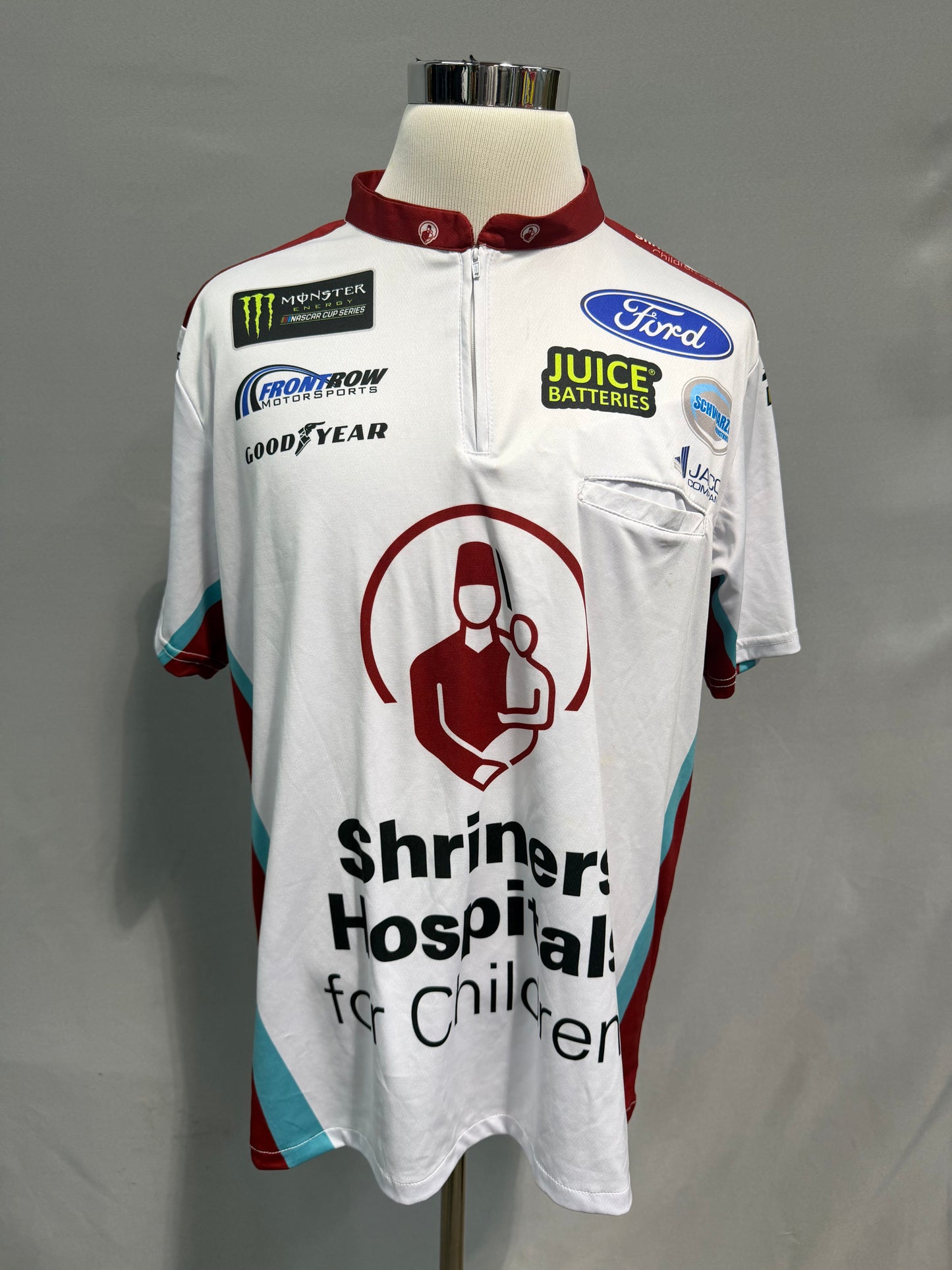 David Ragan #34 Shriners Hospital Nascar Crew Shirt Size XL
