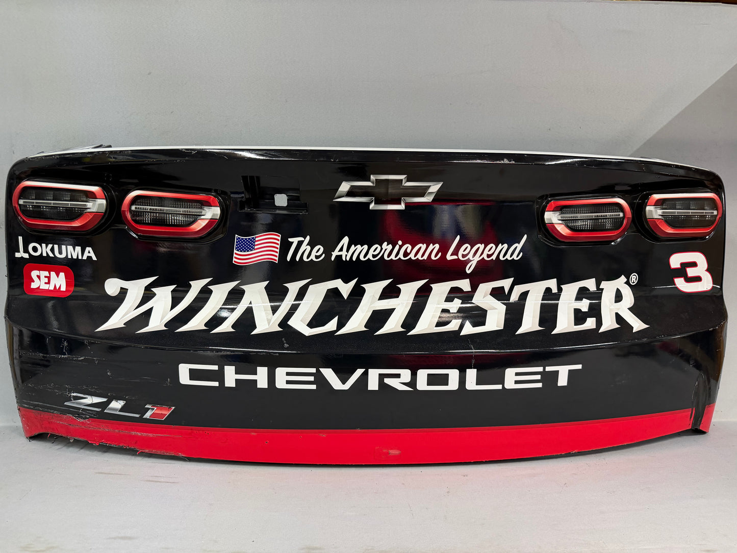 Austin Dillon #3 2026 Bristol 1 Bass Pro Shops Winchester Long Beard XR Nascar Rear Bumper