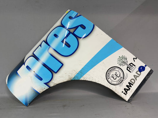 Brad Perez #45 2025 Chicago Nerds Xpress Nascar Partial Quarter Panel
