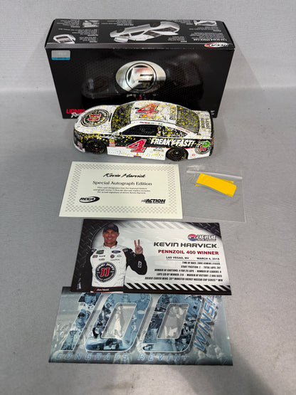 Kevin Harvick #4 2018 Las Vegas Win Jimmy Johns Elite Nascar Autographed Diecast
