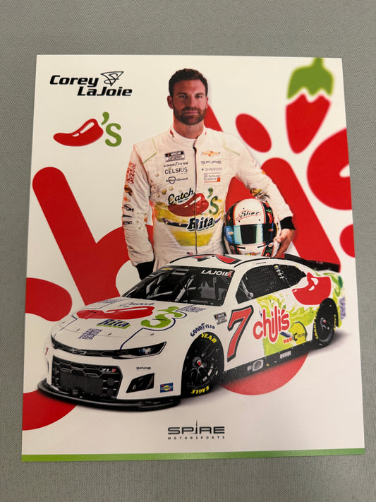 Corey Lajoie #7 2024 Chilis Catch A Rita Nascar Hero Card