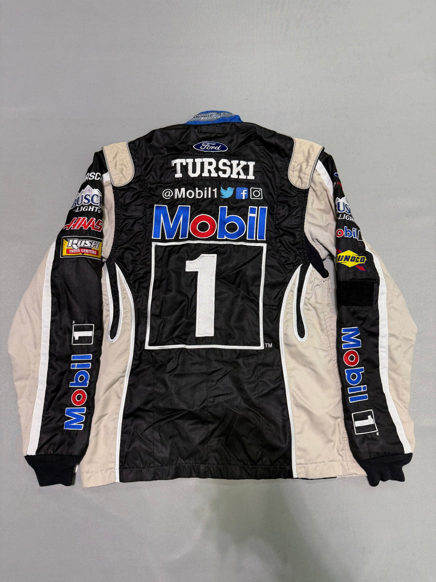 Kevin Harvick #4 Mobil 1 Nascar 2 Piece Crew Firesuit C-34 W-32 L-29