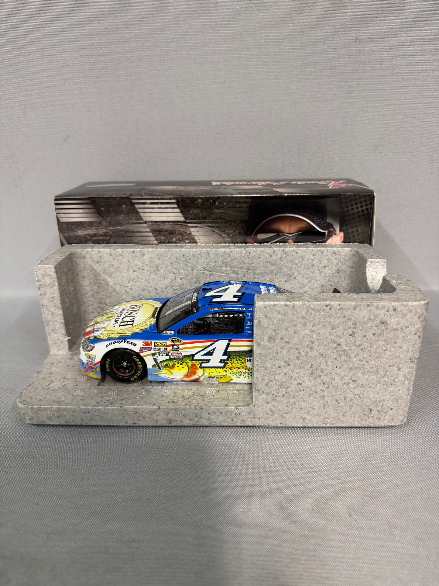 Kevin Harvick #4 2016 Busch Fishing Autographed Nascar Diecast