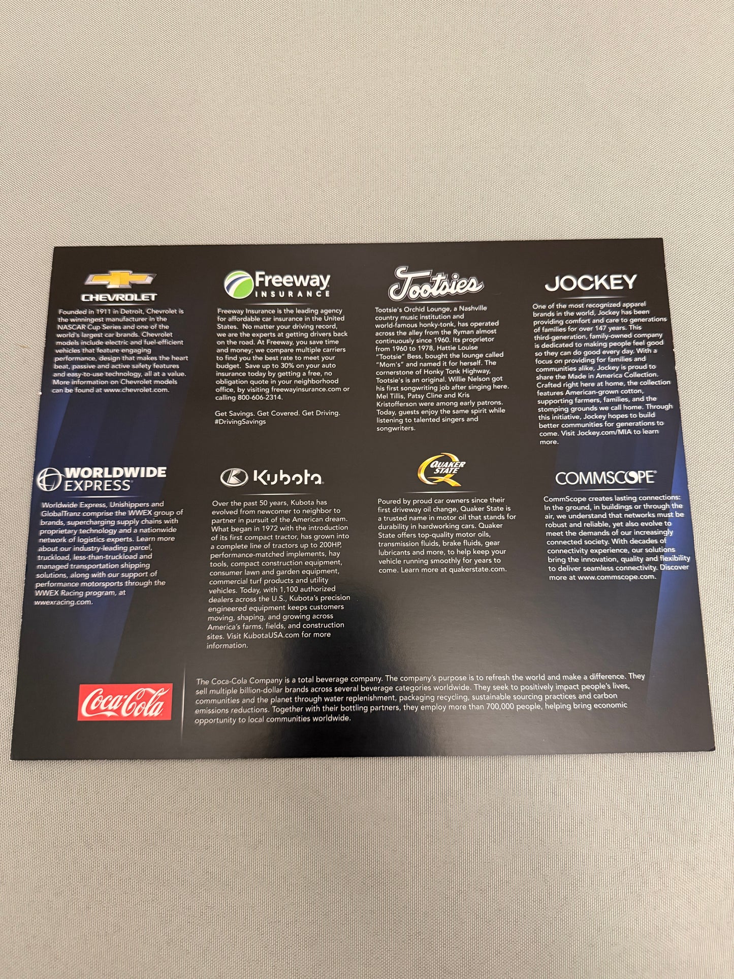 Daniel Suarez #99 Trackhouse Racing Autographed Nascar Hero Card