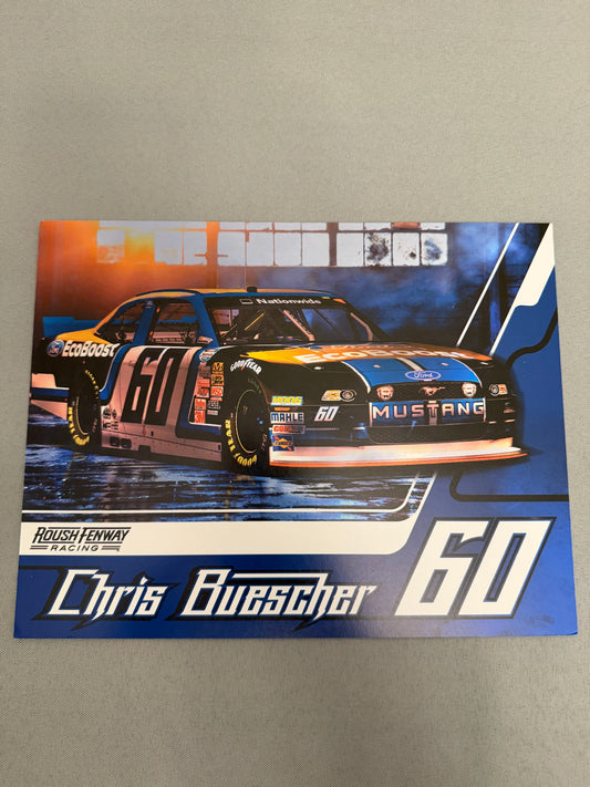 Chris Buescher #60 2014 Ecoboost Nascar Hero Card