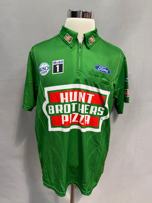 Kevin Harvick #4 2023 Hunt Brothers Pizza Nascar Crew Shirt Size Large